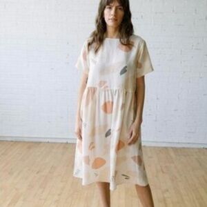 Tradelands Nico Dress Linen Viscose Short Sleeve‎